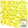 1,000pc Plastic Opaque Spaghetti Beads 20mm White AB beads
