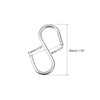 sourcing map S Hooks 1.18 Inch Long Stainless Steel Hanger