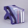 リヒトラブ ブックエンド ファイルスタンド A4 青 A3570-8