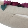 KINGROSE 3D Flower Accent Throw Pillow Cover Handmade Pillow Case