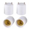 Onite GU24 to E27 E26 Adapter for LED Bulb, GU24