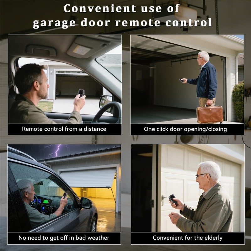 XDTKML 380UT 375UT Universal Garage Door Opener Remote Compatible with