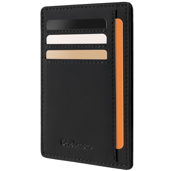 Chelmon Slim Wallet for Men, Minimalist Front Pocket RFID Blocking