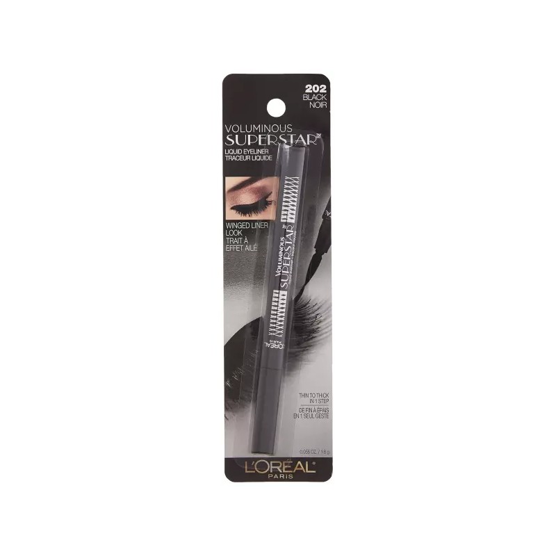 L'OREAL PARIS 로레알 파리 볼륨 슈퍼스타 리퀴드 라이너 펜 블랙