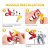 iplusmile 3pcs Reversible Airless Sprayer Tips Nozzle for Paint Sprayer