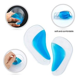 PEDIMEND Arch Support Insoles (3PAIR) - Help Relieve Pressure of High Arch, Improve Plantar Pressure Distribution, Correct Flat Feet – Perfect Cushion for Absorbing Shock to Arch - Foot Care