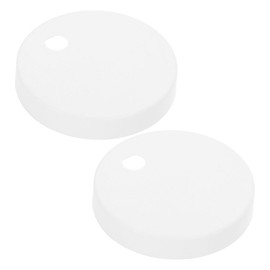 VILLFUL 1 Pair Round Plastic Toilet Bolt Covers Toilet Lid Accessories for Easy Installation Aesthetic Improvement and of Exposed Screws and Wear Resistant Caps for Bathroom Use