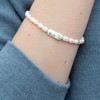Scout Curated Wears - Pearl Affirmation Bracelet - Luck/Silver