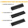 GOOACC Magnetic Socket Organizer Set, 6 Pieces Magnetic Socket Holder