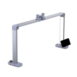 Welinspift Upgraded Nail Tech Lamp for Desk w/Phone Holder – 34” 40W Foldable LED Desk Light, 3 Color Modes 3000K-6000K, Adjustable Brightness, Ideal for Manicure, Lash Eyelash, Tattoos & More