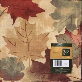 Harvest New Fall Harvest Maple Leaves 19" Napkins