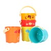 5pcs Colorful Stacking Cups Set Early Educational Baby Building Toys
