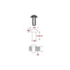 1/8" Diameter X 1/2" Length Solid Steel Round Head Rivet,