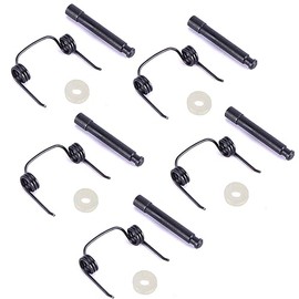 BHTOP 5 PCS 877-761 Feeder Spring 877-825 Feeder Shaft 877-826 Shaft Ring Washer for Roofing Nailer (Hitachi NV45AB2)