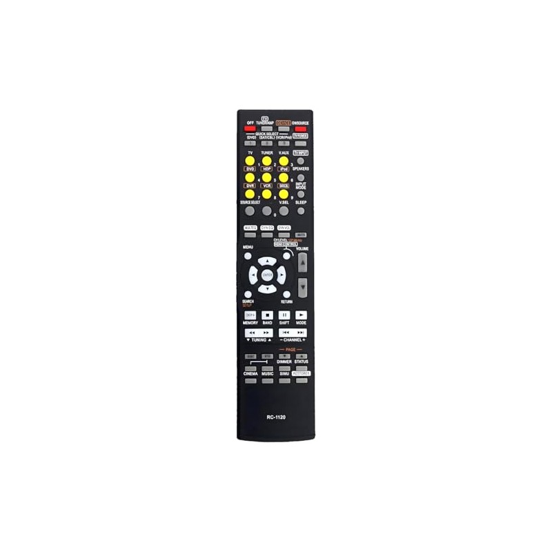 RC-1120 Remote Control Replacement for Denon AV Receiver DHT590BA AVR-1610
