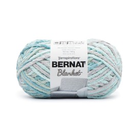 Bernat Blanket BB South Seas Yarn - 2 Pack of 10.5oz/300g - Polyester - #6 Super Bulky - 220 Yards - Knitting & Crochet