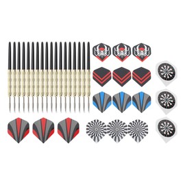 18pcs Darts Metal Tip Set Professional Darts for All Skill Levels Metal Darts for Dartboard Firm Grip