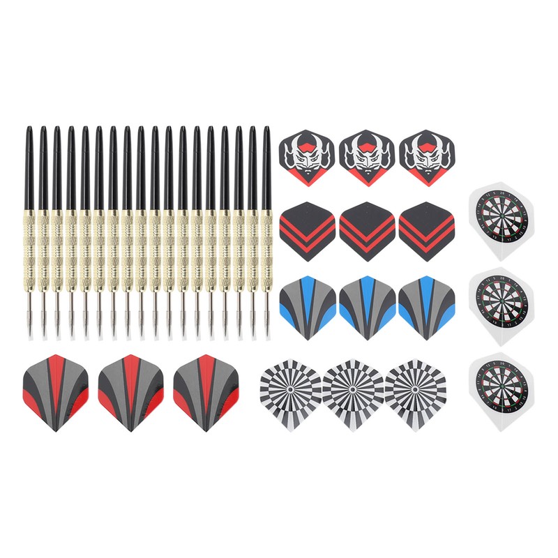 18pcs Darts Metal Tip Set Professional Darts for All Skill