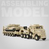 SEBUNAS 1/72 Scale M1070 (Yellow) Military Truck Quick Build Model