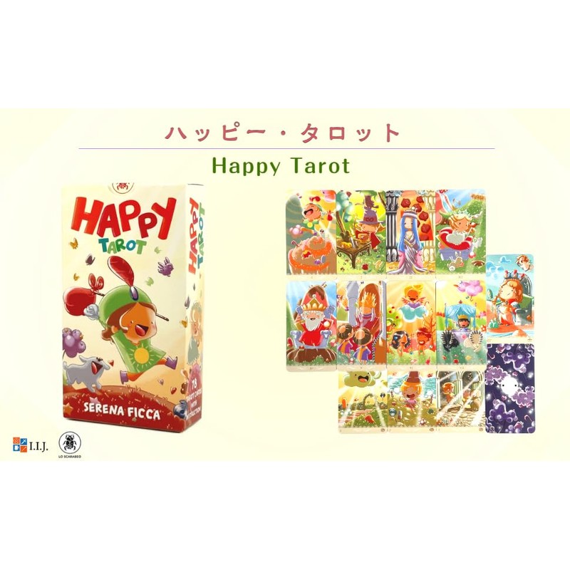 Tarot Cards, 78 Cards, Weighted Edition, Tarot Divination [Happy Tarot],