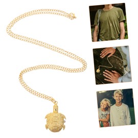 FOMIYES Golden Tortoise Retro Quartz Pocket Watch Unique Turtle Shape Vintage Design Premium Portable Timepiece for and Everyday Use