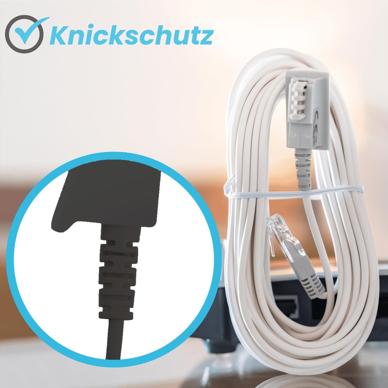 COXBOX 4.25 m DSL Cable Fritzbox, Speedport, Easybox - TAE