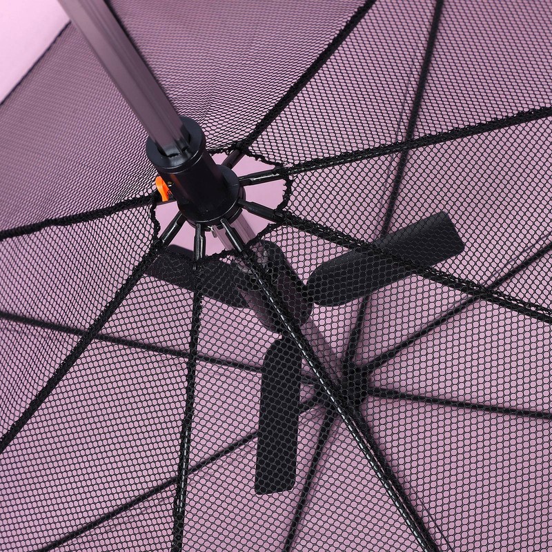 Cooling Fan Umbrella UV Guard Sun Blocking 2600mAh USB Rechargeable