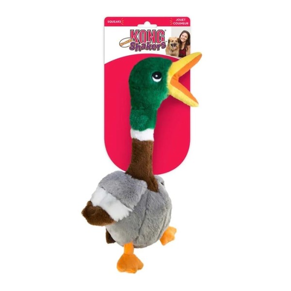KONG Duck Shakers Honkers L - 18 x 6 x 7 inches Mixed Colours