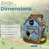 Enchanted Forest Outdoor Birdhouse for Hanging - Deluxe Multi-Family Design,