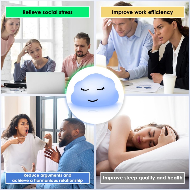 Breathing Lamp Guided Visual Meditation Tool for Mindfulness,Anxiety Relief&Calm Your