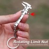 Key Fob, 4 Pieces Mini Caliper, Precision Mini Calliper Keyring,