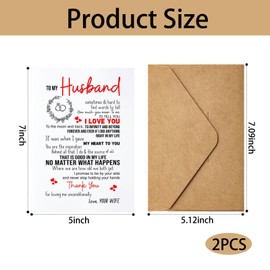2Pcs Birthday Card, An Interesting Birthday Cards For Men, Birthday Gifts For Him, A Perfect Present For Husbands - Blank Pages Inside