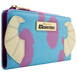Top Monsters Scarer Inc Sulley Incorporated Purse Clutch Coin Pocket & Card Holder, Blue