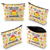 Gzrlyf Just a Girl Who Loves Mangoes Mango Makeup Bag