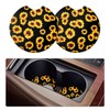 Osilly Car Coasters for Drinks, 2PCS Absorbent Sunflower Cup Holders