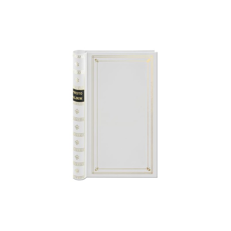 Spiral Bound Photo Album 300 Bi-Directional Memo Pockets Hold 4x6