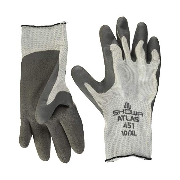 SHOWA 451XL-10.RT Thermal Palm Dip Glove, Extra Large