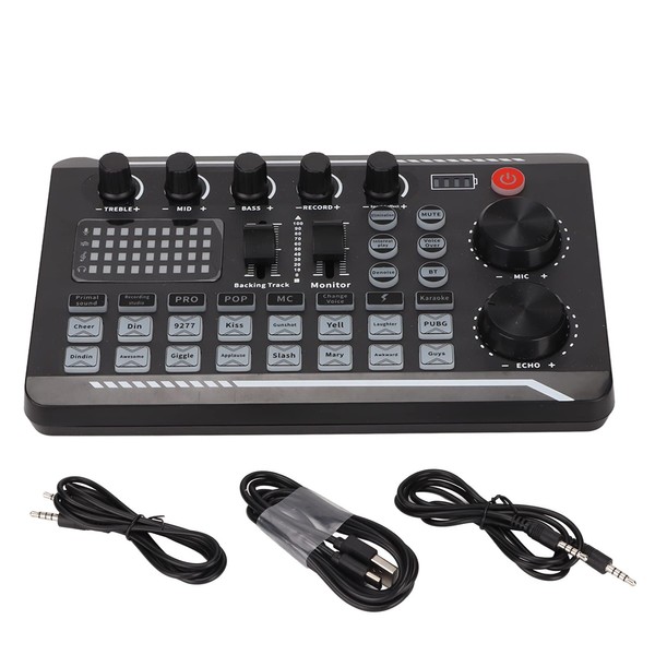 External Sound Card, USB Audio Adapter, Live Sound Card, DJ