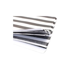 Md trade Stripes Tissue Paper Stripes Wrapping Paper, Black and White, 28 Inch by 20 Inch, 30 Sheets