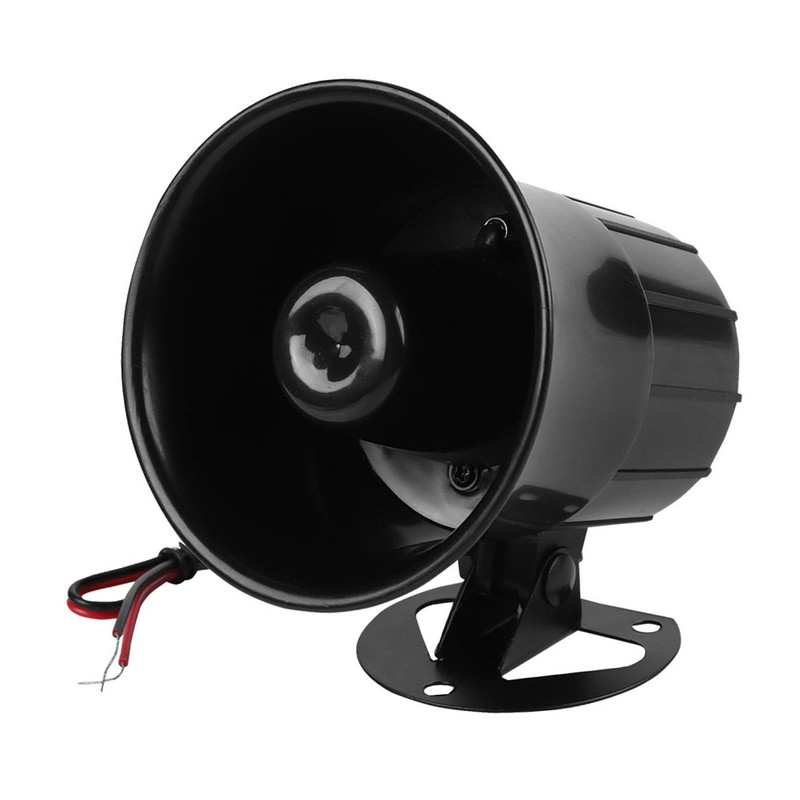 AOWINHIT DC 12V 115dB LoudWire Horn Alarm Siren for Outdoor