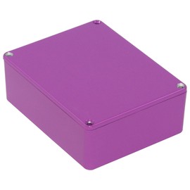 Box, lila, 42 x 94 x 120 mm, Gehäusefarbe lila, Gehäusematerial: Aluminium-Druckguss, Gehäusetyp: klein, imperial 11,9 cm, metrisch 120 mm, imperial 3,8 cm, metrisch 42 mm, imperial 9