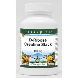 Terravita D-Ribose Creatine Stack - 450 mg (100 Capsules, ZIN: 513915)