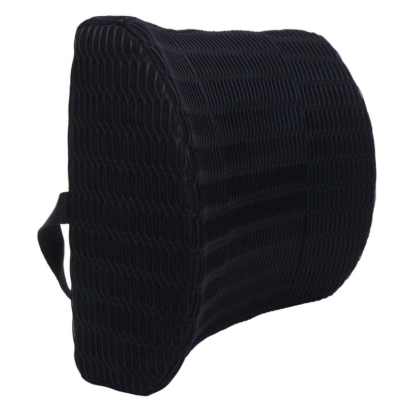 Mendler Lumbar Cushion HWC-N77, Back Cushion, Lumbar Support, Memory Foam