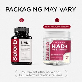 Suplemento NAD+ para mujeres, alternativa NMN con β-NAD+, Trans-Resveratrol, CoQ10, D-Ribosa - Promueve la renovación celular, la energía y la salud r