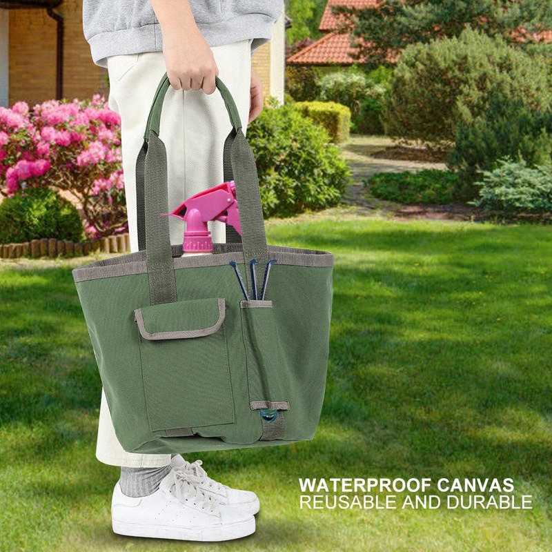 Portable bucket Garden Tool Bag tote storage pouch waterproof