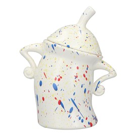 Biscuit Jar Attitude Cookie Jar with Lid Cute ABS Ample Storage Food Storage Container for Christmas Kitchen Colorful