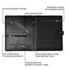 LEATHER VILLAGE Portfolio Professional Organizer – Carbon Fiber Genuine Leather