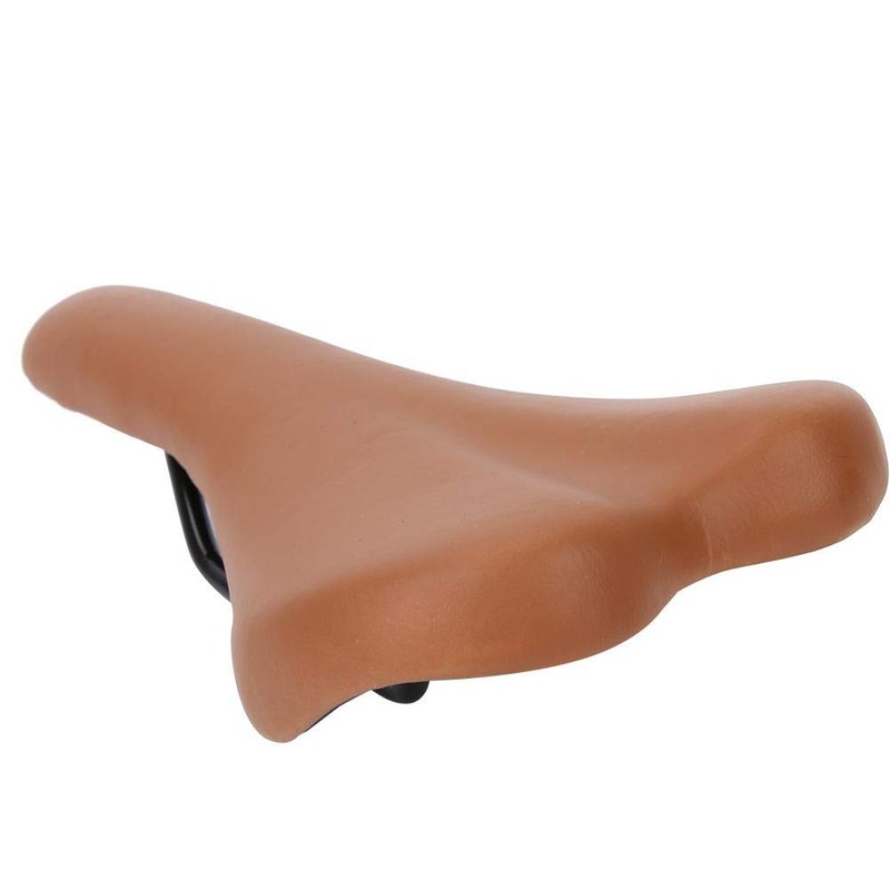 Bike Seat, 2 Colors Shockproof Wear-resistant PU Leather Bicycle Saddle