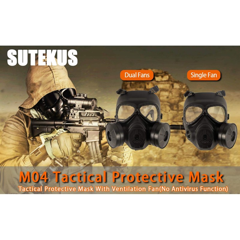 Sutekus M04 Airsoft Mask Full Face Skull CS Mask with