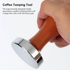 Coffee Tamper Stainless Steel Flat Bottom Tamping Tool Coffee Hand